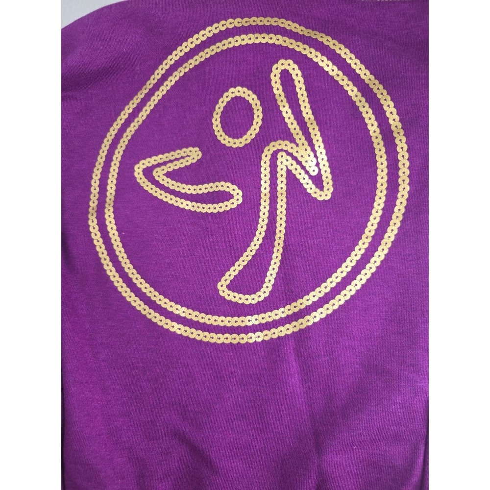 Zumba Disco Sweatshirt  Hoodie Kangaroo Pockets Size XL - Picture 6 of 6